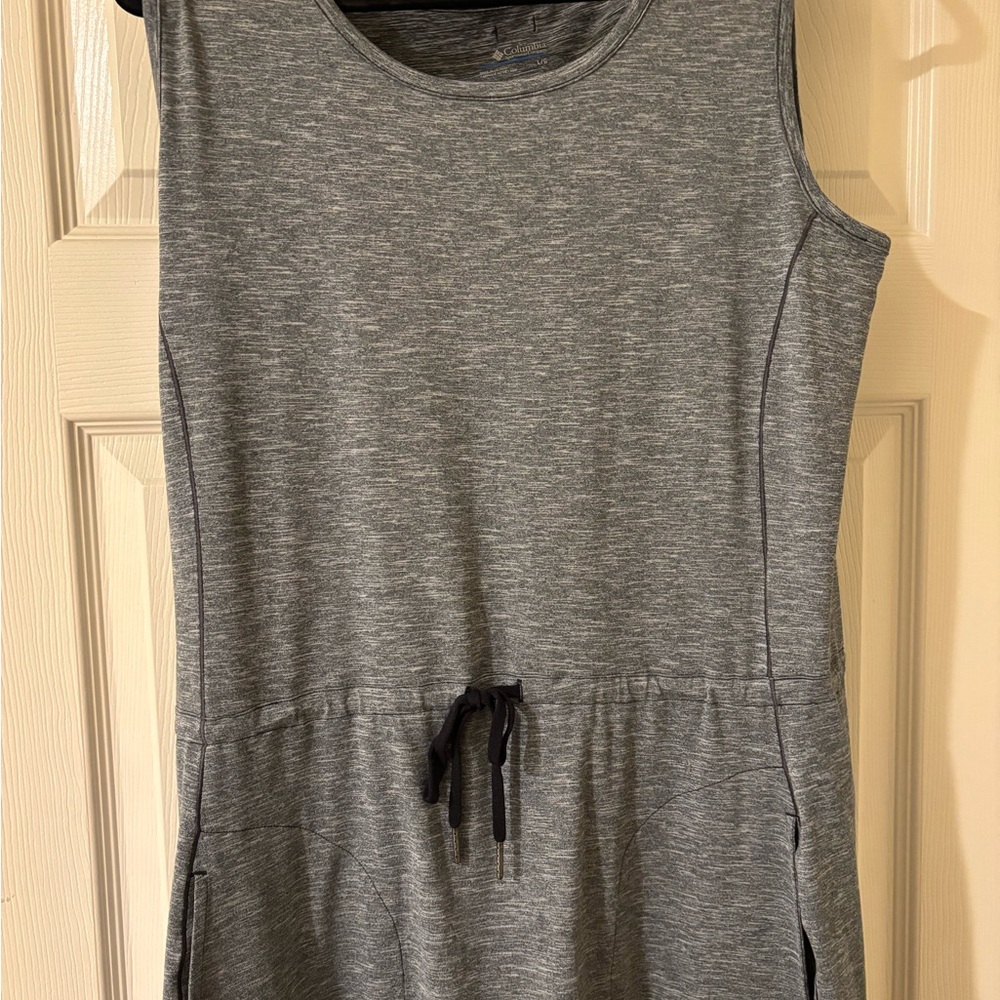 Columbia Heather Gray Midi Dress Large